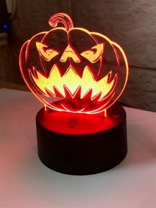 Laser Cut Halloween Pumpkin