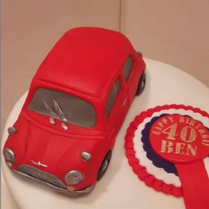 Car Cake with Laser Cut Chassis