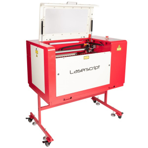 Open view of the LS3060 PRO CO2 laser cutter
