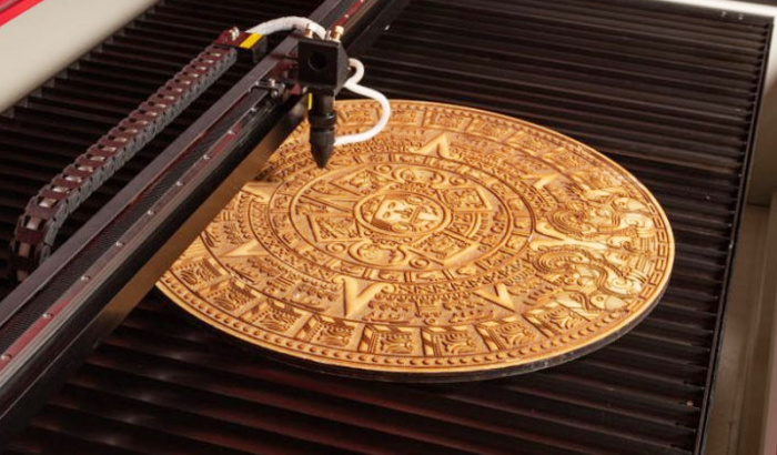 An image of a detailed wooden laser engraved item