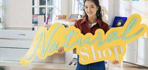 An image of a sign produced by the xTool P2S CO2 laser cutter