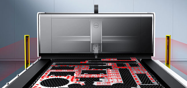 An image of the Bodor A Series remnants scanner in action