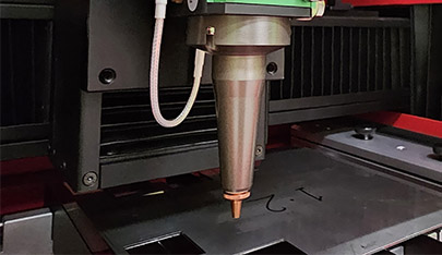 An image of the air cooled fibre laser cutting head