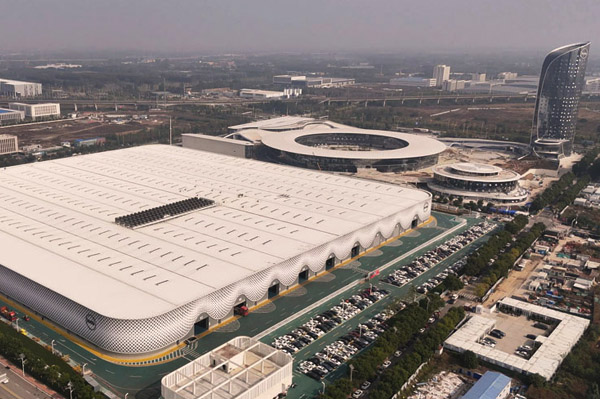 A drone image of Bodors new Dream Park headquarters in China