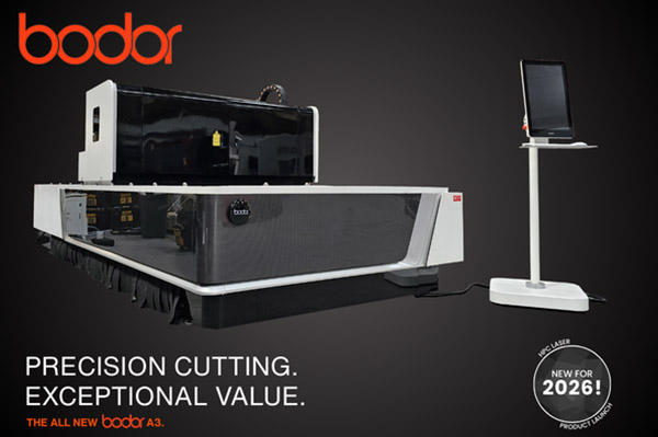 An image of the Bodor A3 series laser cutter release
