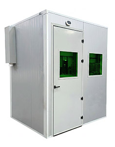 An image of the CEPRO laser welding booth