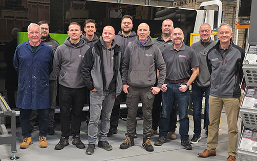 An image of a the HPC Laser team