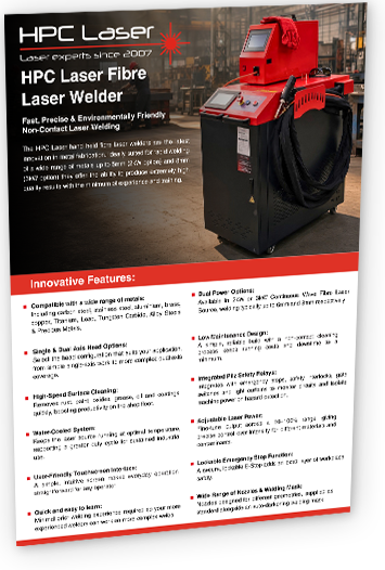 An image of our digital laser welding brochure